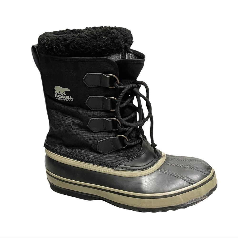 Sorel Men's Black 1964 Pac Winter Waterproof Snow Boot Size 7